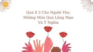 quà 8 3 cho người yêu