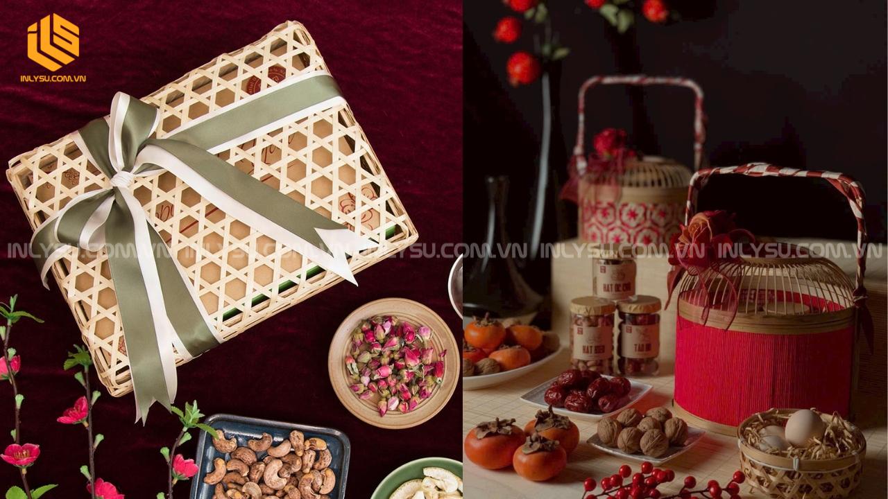 Các loại hộp đựng quà Tết phổ biến hiện nay
