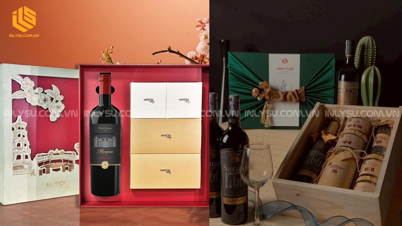 Hộp quà Tết phong cách hiện đại