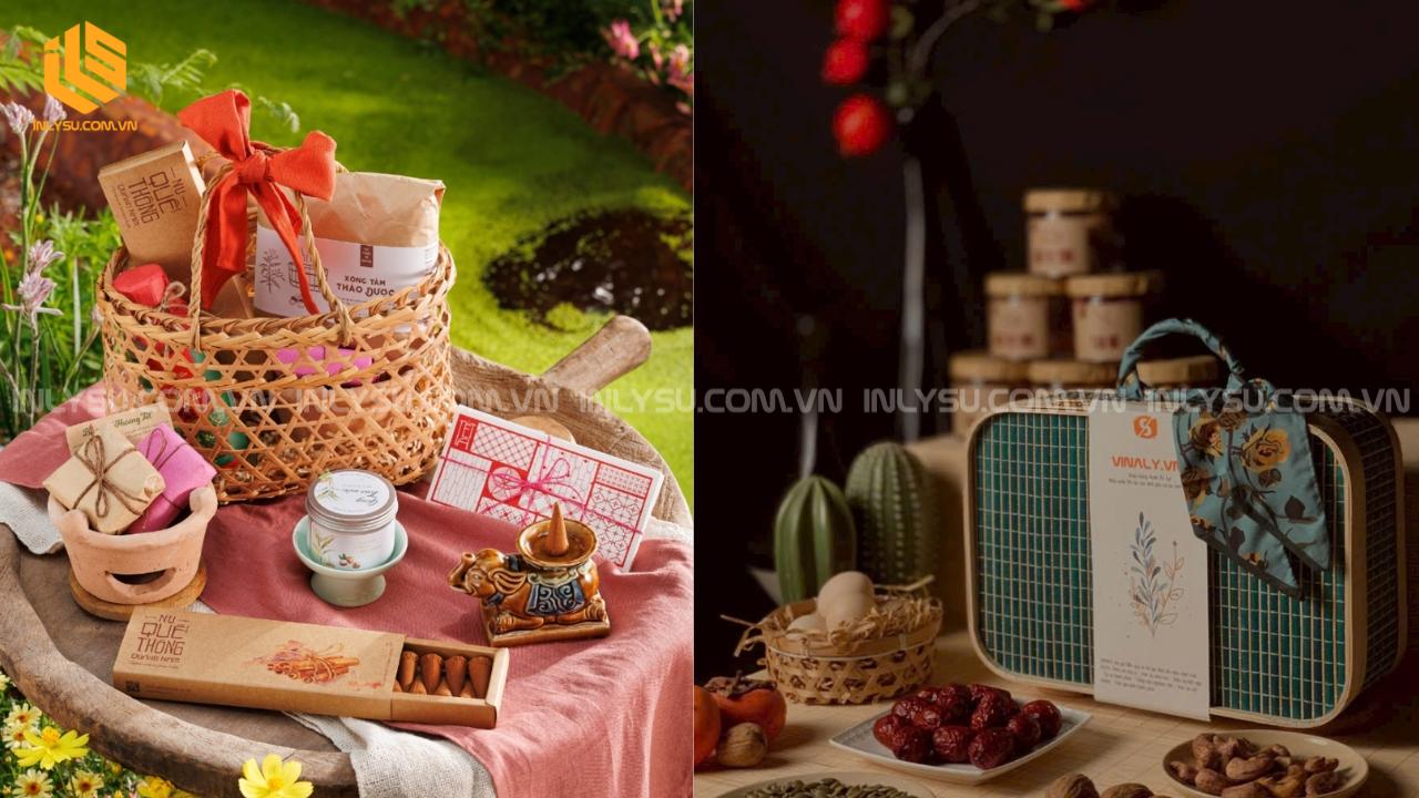 Những mẫu giỏ quà Tết đẹp sang trọng không thể bỏ qua