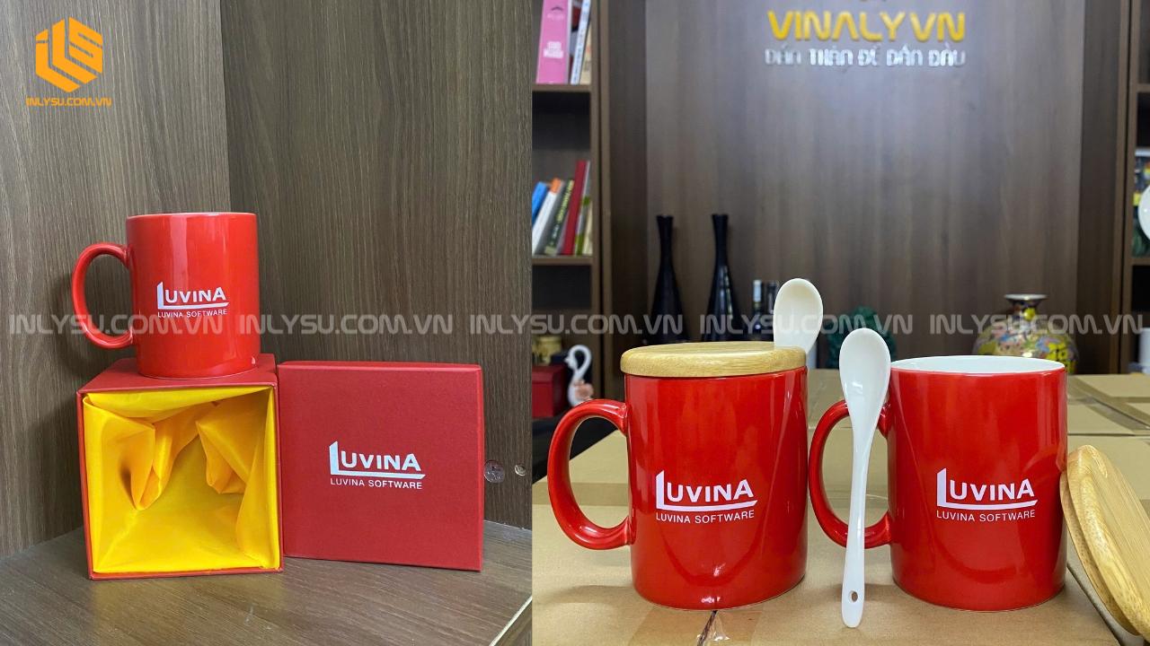 Ly sứ quà Tết sang trọng