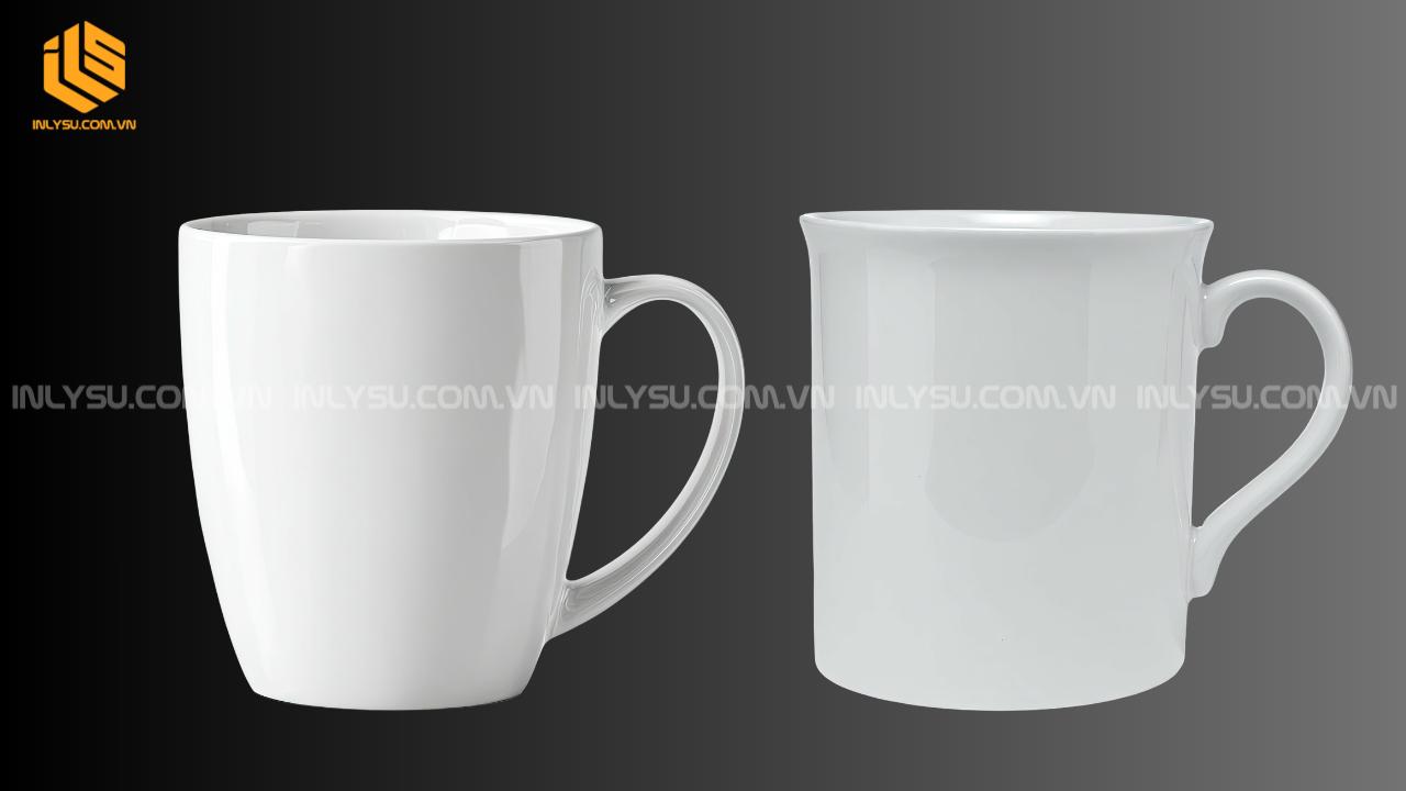 các loại ly sứ trơn tối giản đẹp và hiện đại