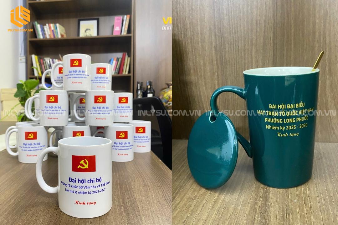 in ly sứ giá rẻ in logo làm quà tặng sự kiện và đại hội