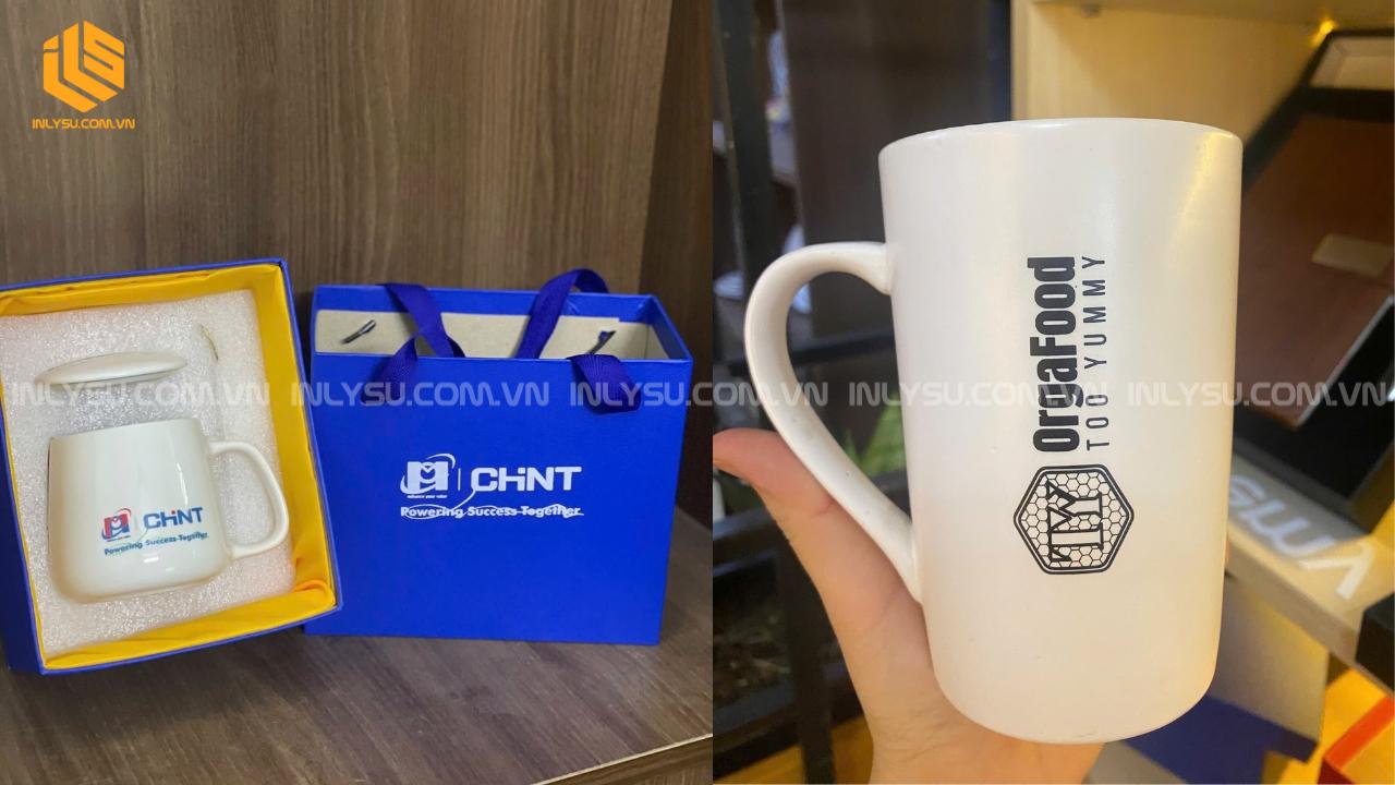 in hình lên ly sứ quai tim và ly cao cấp