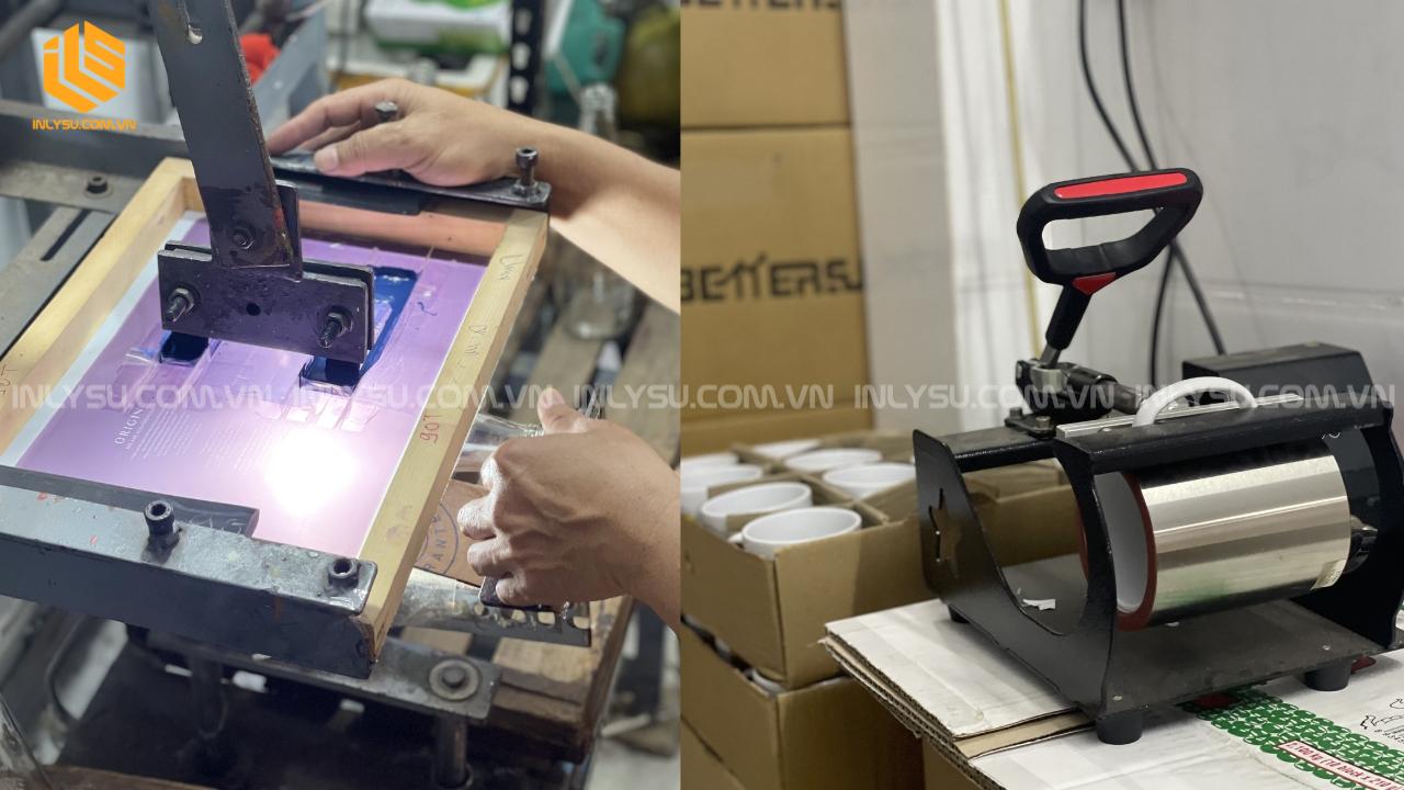 dịch vụ tại xưởng sản xuất ly sứ in logo và hình ảnh