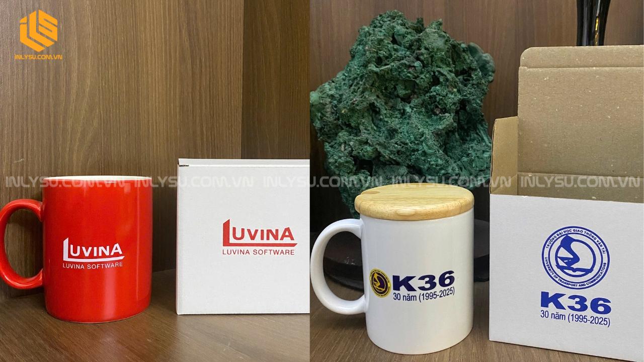 ly sứ quà khuyến mãi in logo doanh nghiệp kèm hộp đựng chuyên nghiệp