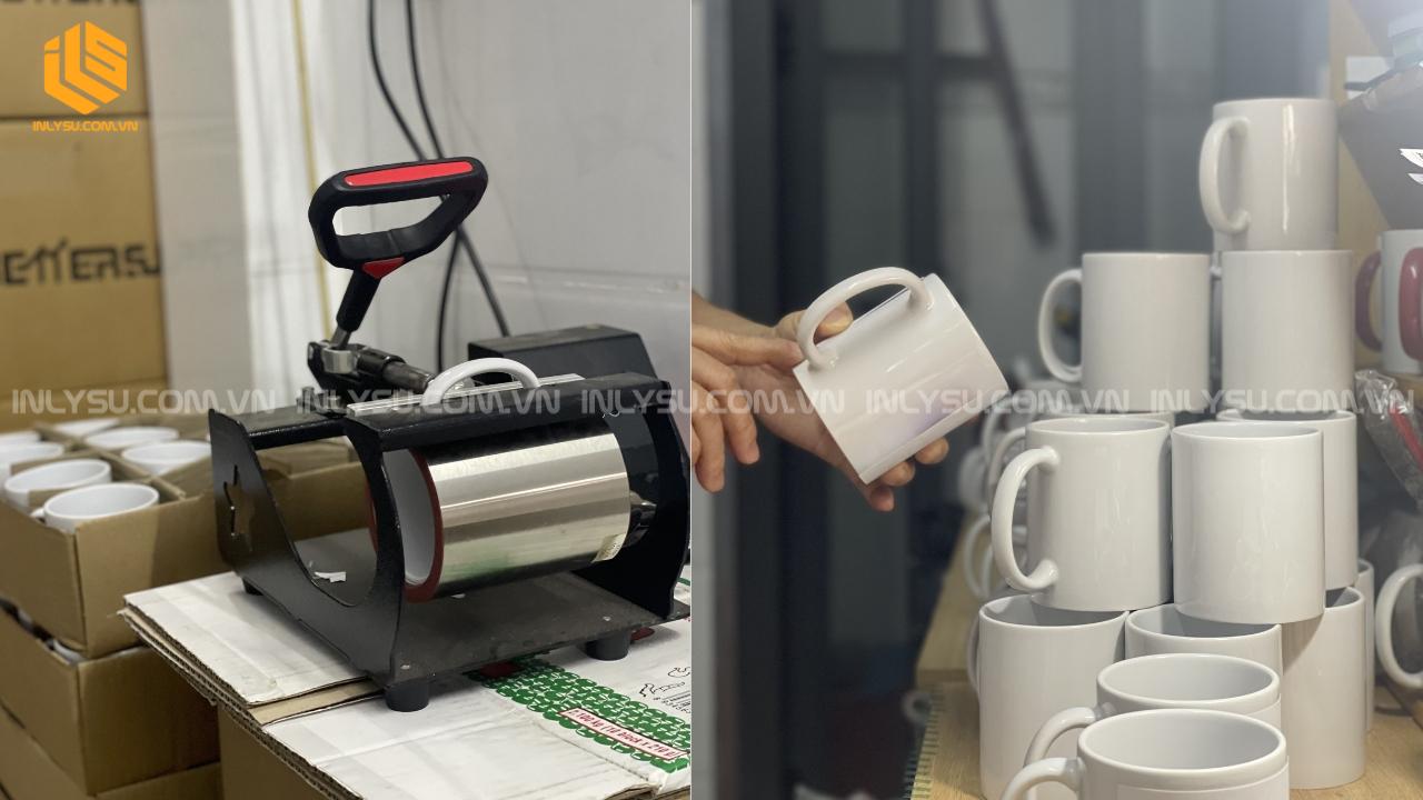 quy trình in ly sứ sự kiện tại xưởng sản xuất chuyên nghiệp