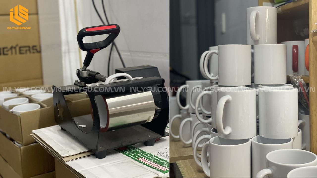 quy trình in hình lên ly sứ tại xưởng chuyên nghiệp