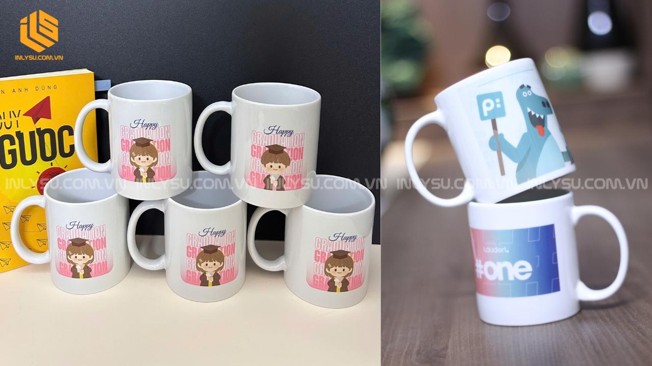 Các mẫu ly sứ in hình phức tạp không phù hợp để in ly sứ lấy ngay trong thời gian ngắn